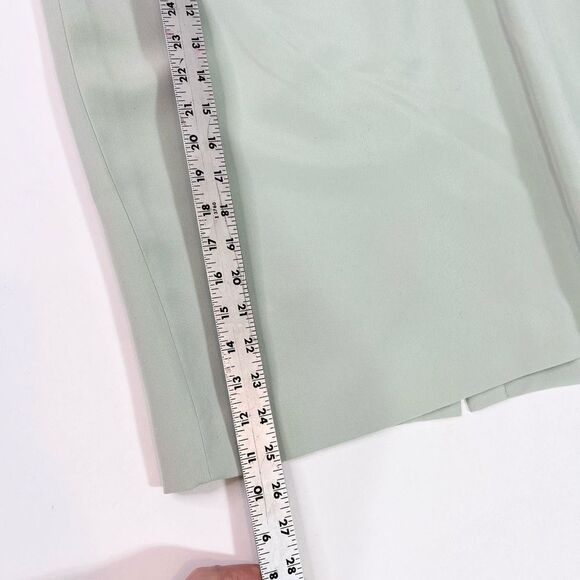 Talbots Skirt Suit Womens 8 Jacket Blazer Blue Pure Silk Career - Picture 12 of 16